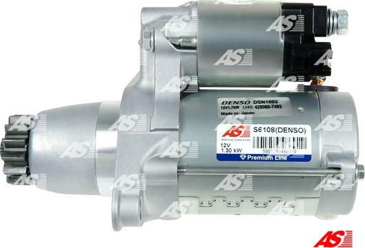 AS-PL S6108(DENSO) - Стартер parts5.com