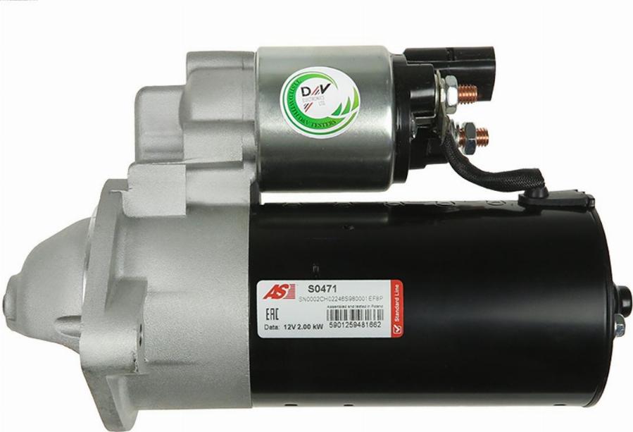 AS-PL S0471 - Motor de arranque parts5.com