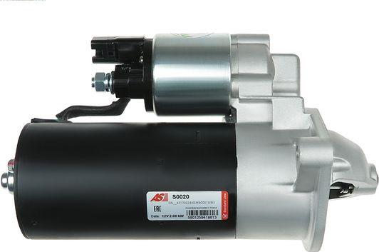 AS-PL S0020 - Motor de arranque parts5.com