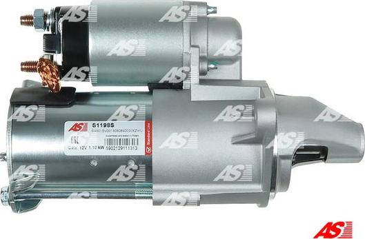 AS-PL S1198S - Стартер parts5.com