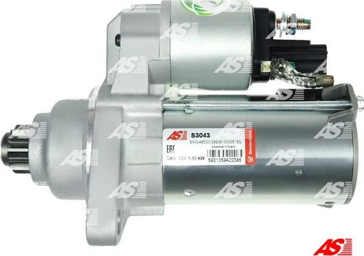 AS-PL S3043 - Стартер parts5.com