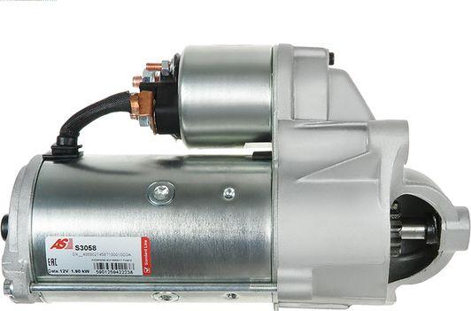 AS-PL S3058 - Motor de arranque parts5.com