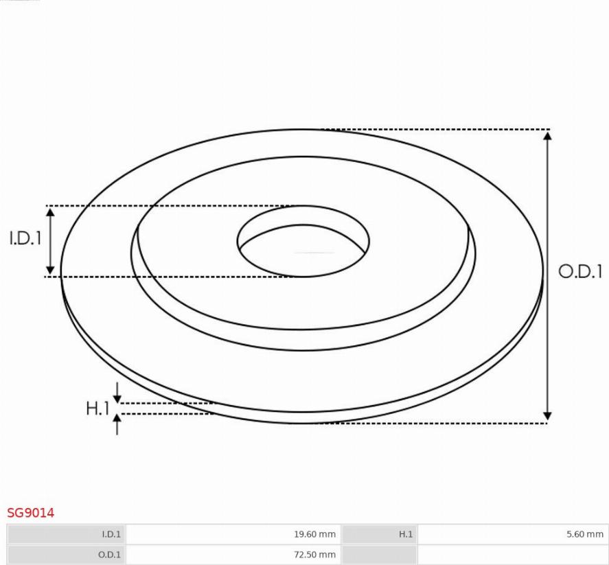 AS-PL SG9014 - Ремкомплект, стартер parts5.com