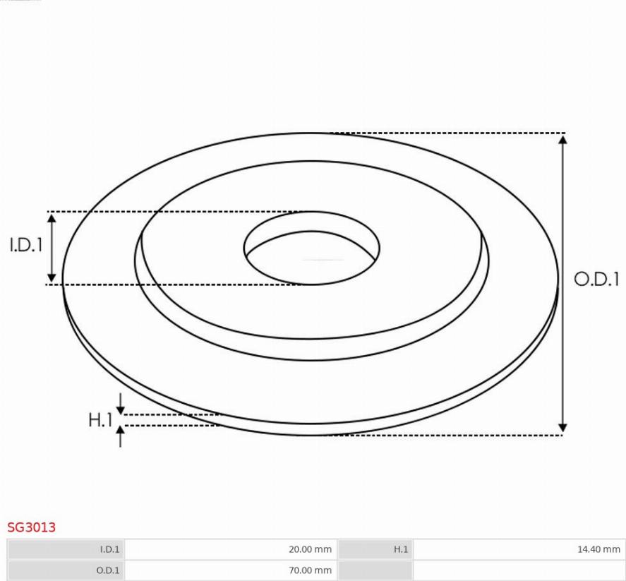 AS-PL SG3013 - Kit de reparación, motor de arranque parts5.com