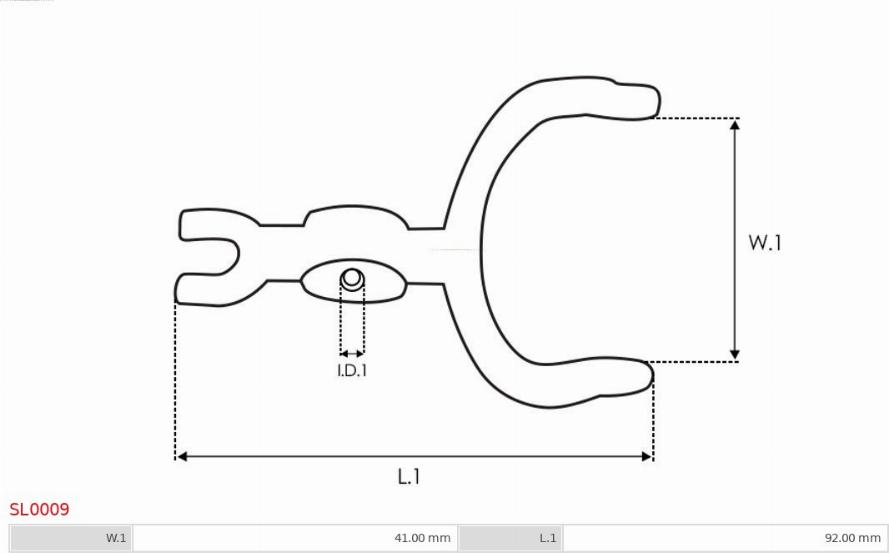 AS-PL SL0009 - Ремкомплект, стартер parts5.com