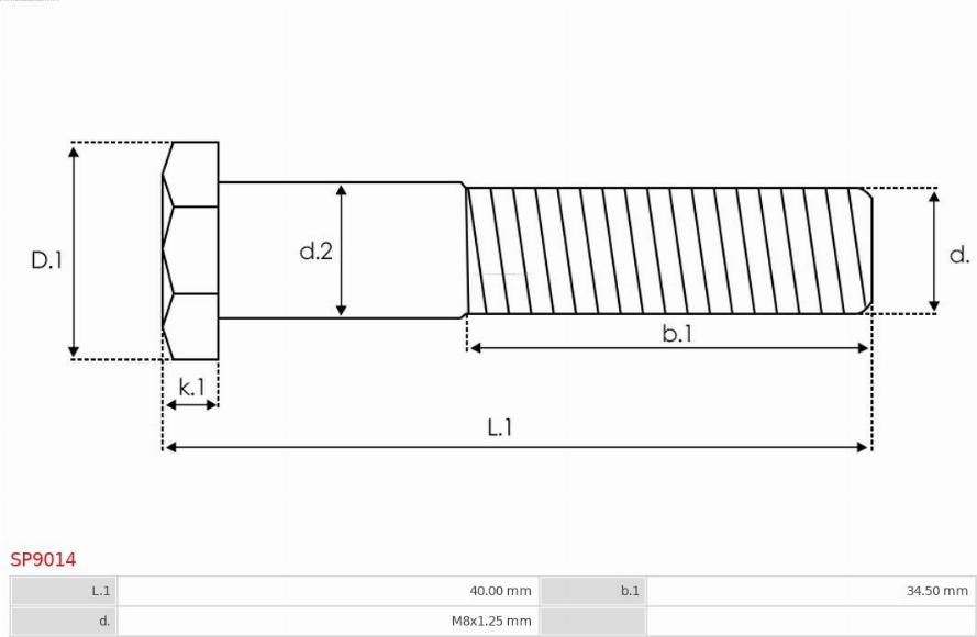 AS-PL SP9014 - Ремкомплект, стартер parts5.com