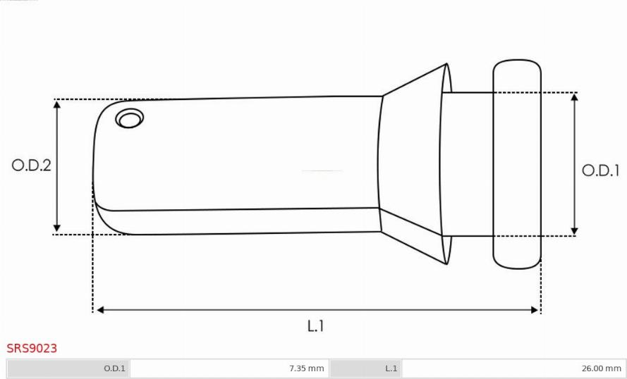 AS-PL SRS9023 - Ремкомплект, стартер parts5.com