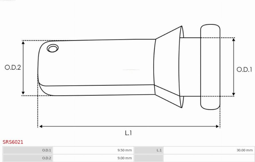 AS-PL SRS6021 - Kit de reparación, motor de arranque parts5.com