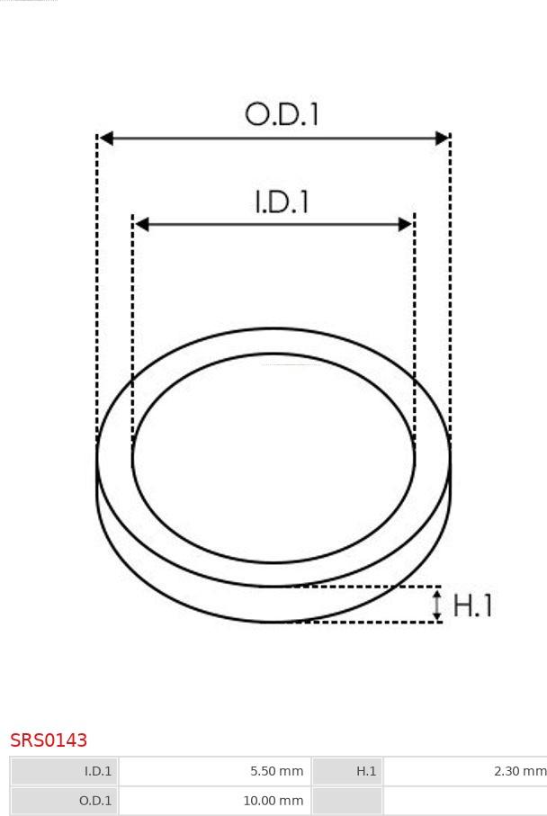 AS-PL SRS0143 - Ремкомплект, генератор parts5.com