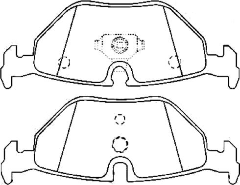 Ferodo FCP1301H - Тормозные колодки, дисковые, комплект parts5.com