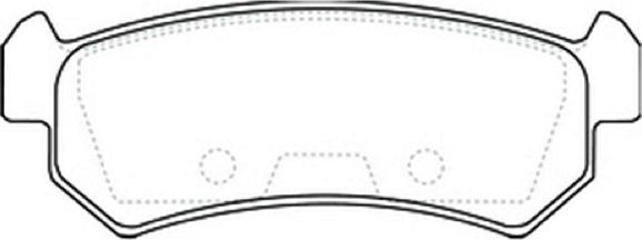 INTERBRAKE PD3127 - Тормозные колодки, дисковые, комплект parts5.com