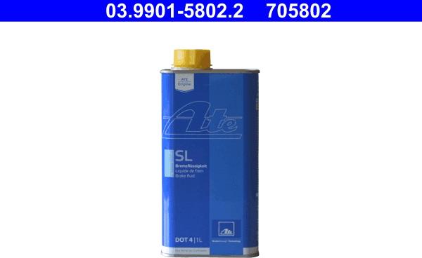 ATE 03.9901-5802.2 - Тормозная жидкость parts5.com