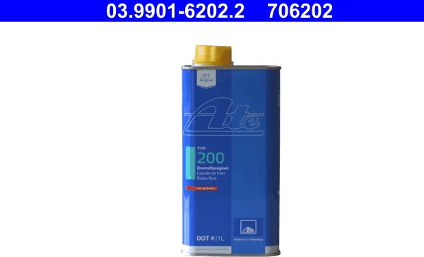ATE 03.9901-6202.2 - Тормозная жидкость parts5.com