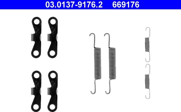 ATE 03.0137-9176.2 - Комплектующие, стояночная тормозная система parts5.com