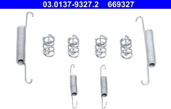 ATE 03.0137-9327.2 - Комплектующие, стояночная тормозная система parts5.com