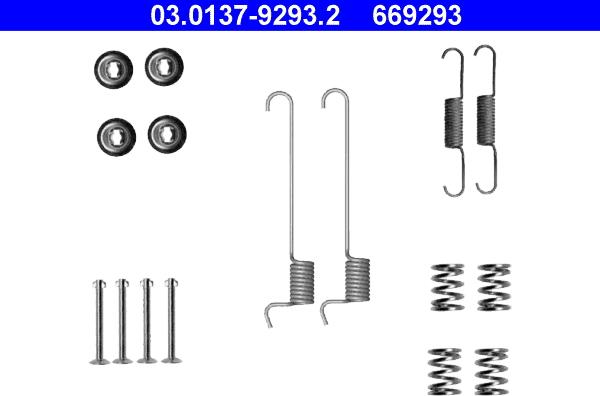 ATE 03.0137-9293.2 - Комплектующие, стояночная тормозная система parts5.com