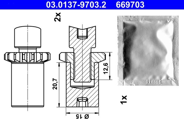 ATE 03.0137-9703.2 - Комплектующие, стояночная тормозная система parts5.com