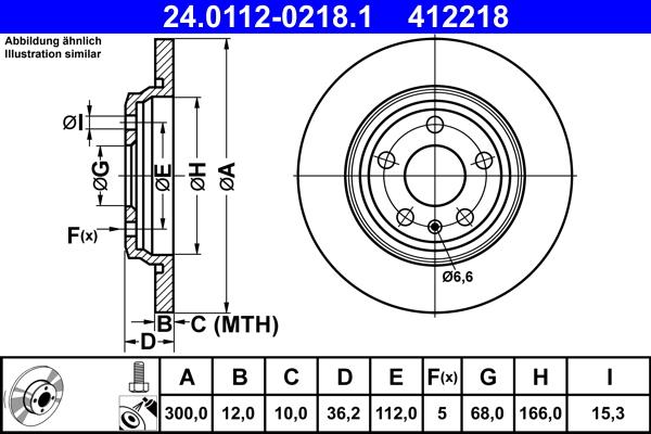 ATE 24.0112-0218.1 - Тормозной диск parts5.com