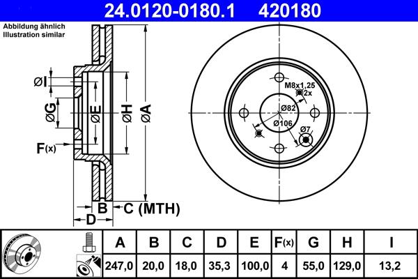 ATE 24.0120-0180.1 - Тормозной диск parts5.com