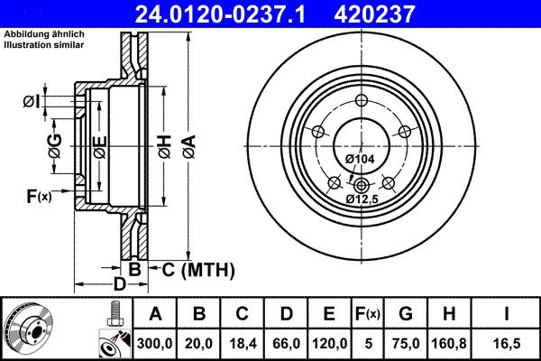 ATE 24.0120-0237.1 - Тормозной диск parts5.com