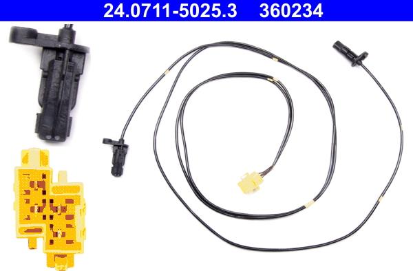 ATE 24.0711-5025.3 - Датчик ABS, частота вращения колеса parts5.com