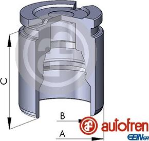 AUTOFREN SEINSA D02593 - Piston, brake caliper parts5.com