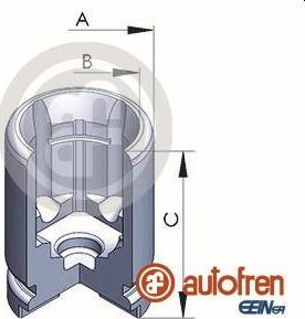 AUTOFREN SEINSA D025233 - Поршень, корпус скобы тормоза parts5.com