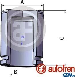 AUTOFREN SEINSA D025690 - Piston, brake caliper parts5.com