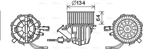 Ava Quality Cooling AI8391 - Вентилятор салона parts5.com