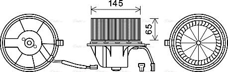 Ava Quality Cooling AI8375 - Вентилятор салона parts5.com