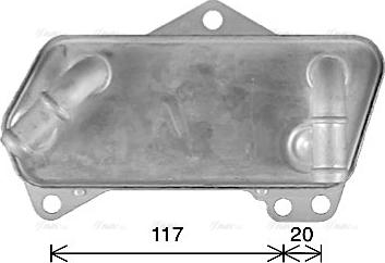 Ava Quality Cooling AI3435 - Масляный радиатор, автоматическая коробка передач parts5.com