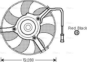 Ava Quality Cooling AI 7504 - Вентилятор, охлаждение двигателя parts5.com