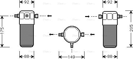 Ava Quality Cooling AI D032 - Осушитель, кондиционер parts5.com