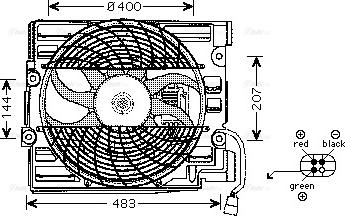 Ava Quality Cooling BW 7510 - Вентилятор, охлаждение двигателя parts5.com