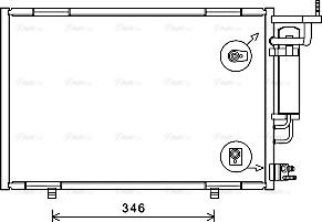 Ava Quality Cooling FD5615D - Конденсатор кондиционера parts5.com