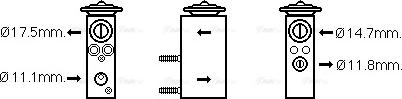 Ava Quality Cooling FD1462 - Расширительный клапан, кондиционер parts5.com