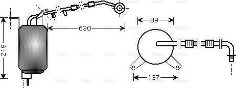 Ava Quality Cooling FD D111 - Осушитель, кондиционер parts5.com