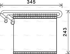 Ava Quality Cooling FDV491 - Испаритель, кондиционер parts5.com