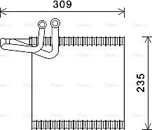 Ava Quality Cooling FDV493 - Испаритель, кондиционер parts5.com