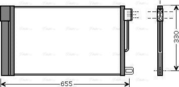 Ava Quality Cooling FTA5314D - Конденсатор кондиционера parts5.com