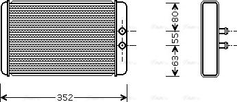 Ava Quality Cooling FTA6265 - Теплообменник, отопление салона parts5.com