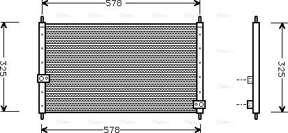 Ava Quality Cooling HD 5062 - Конденсатор кондиционера parts5.com