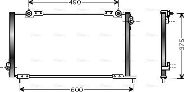 Ava Quality Cooling HD 5105 - Конденсатор кондиционера parts5.com