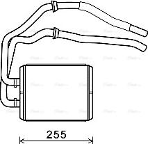 Ava Quality Cooling IV 6105 - Теплообменник, отопление салона parts5.com