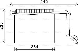 Ava Quality Cooling MSV563 - Испаритель, кондиционер parts5.com