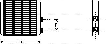 Ava Quality Cooling OL 6321 - Теплообменник, отопление салона parts5.com