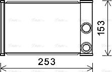 Ava Quality Cooling OLA6680 - Теплообменник, отопление салона parts5.com