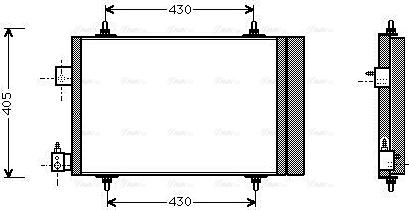 Ava Quality Cooling PEA5193D - Condensador, aire acondicionado parts5.com