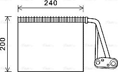 Ava Quality Cooling RTV566 - Evaporator, air conditioning parts5.com