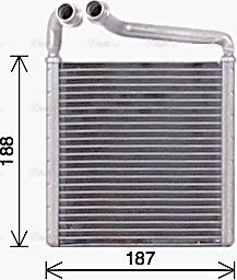 Ava Quality Cooling VN6416 - Теплообменник, отопление салона parts5.com